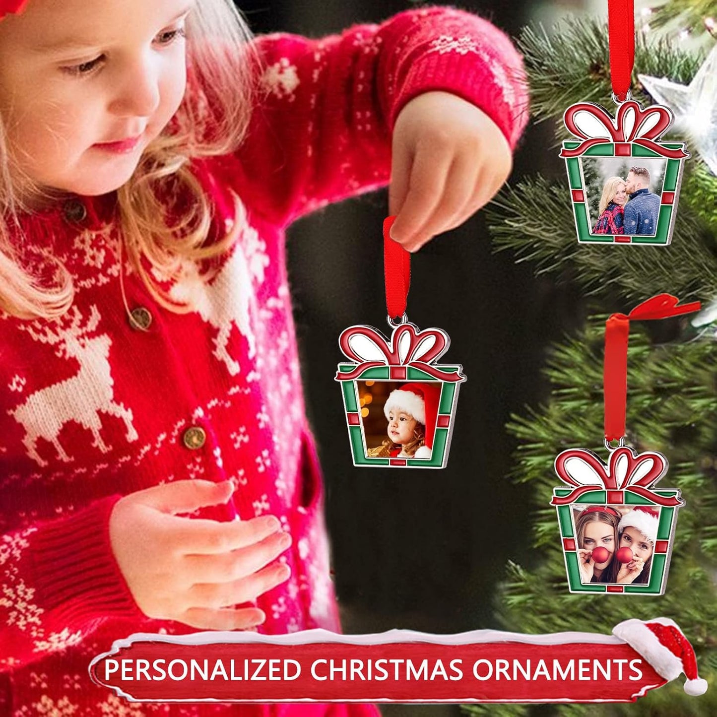Christmas Ornaments - Chrismas Round Ornaments-O007