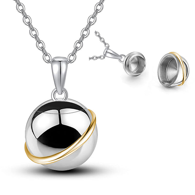 Cremation Urn Necklace Planet Pendant for Ashes-A039