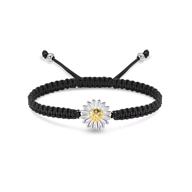 Cremation Urn Sunflower Bracelet Memorial Jewelry-A050