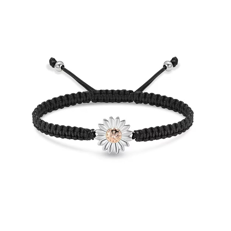 Cremation Urn Sunflower Bracelet Memorial Jewelry-A050